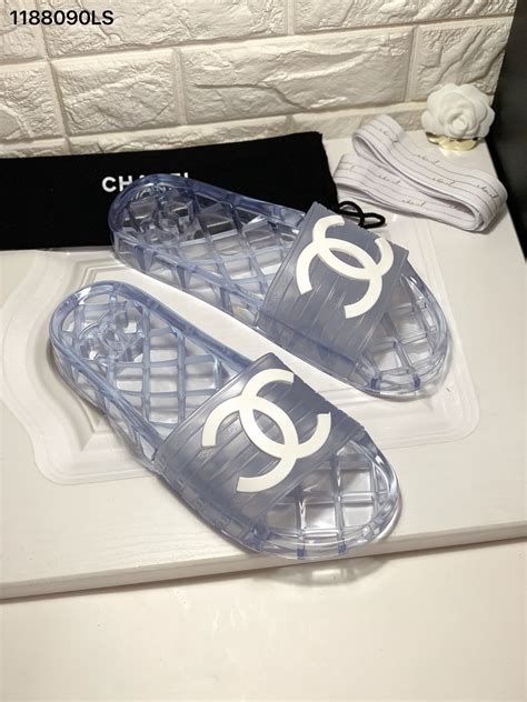 chanel slippers plastic|Chanel slippers price.